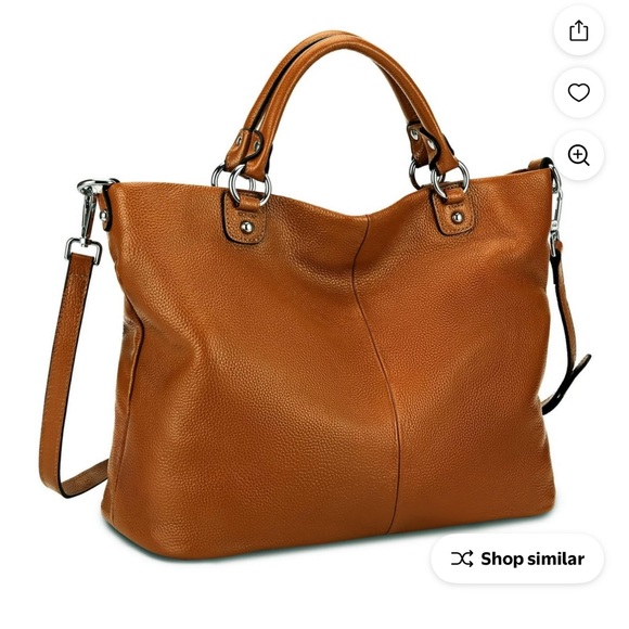 Kattee Handbags - NWOT Kattee Soft Leather Tote Bag